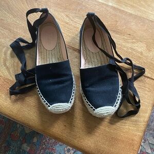 N Crew Canvas Espadrille Flats